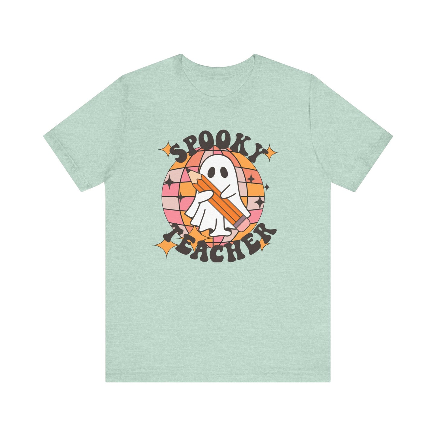 Unisex Halloween Tshirt -Spooky Teacher