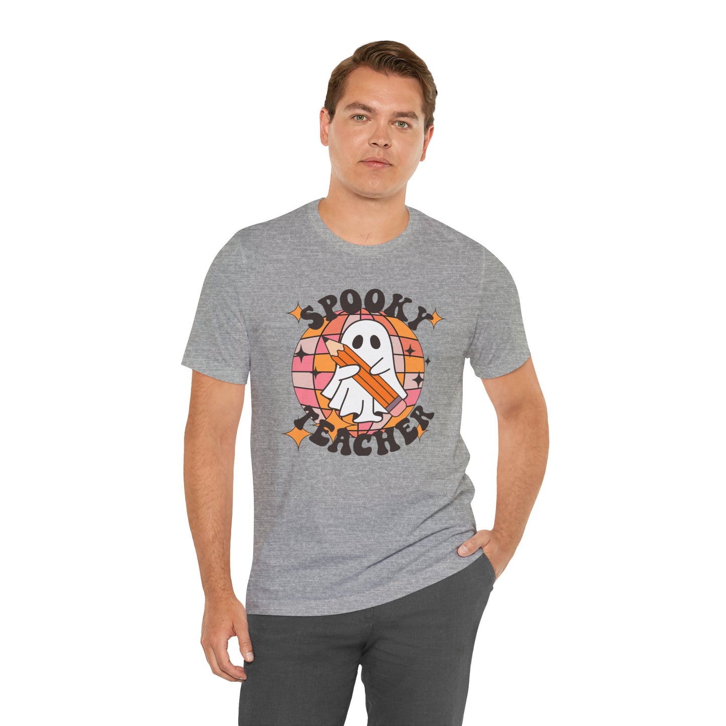 Unisex Halloween Tshirt -Spooky Teacher