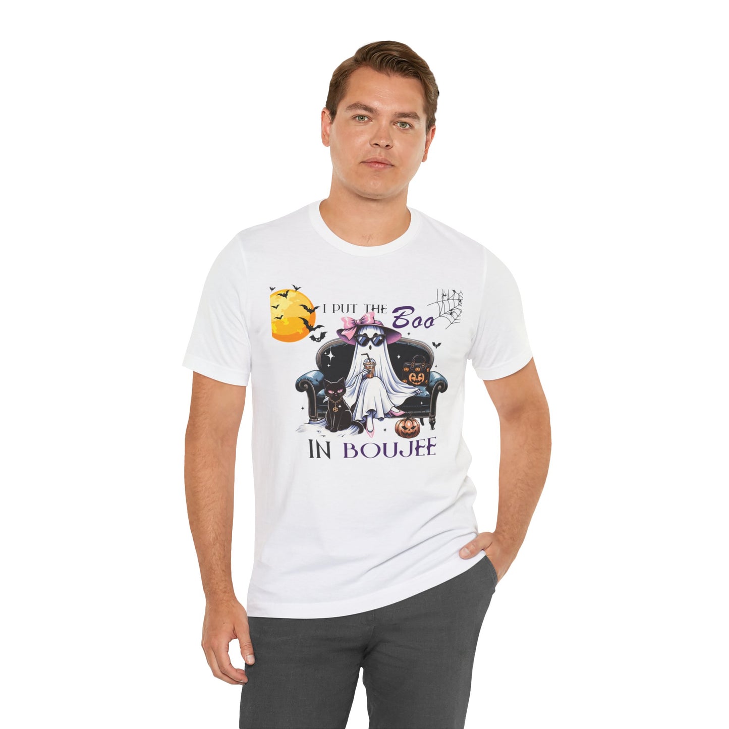 Unisex Halloween Tshirt - I Put the Boo in Boujee