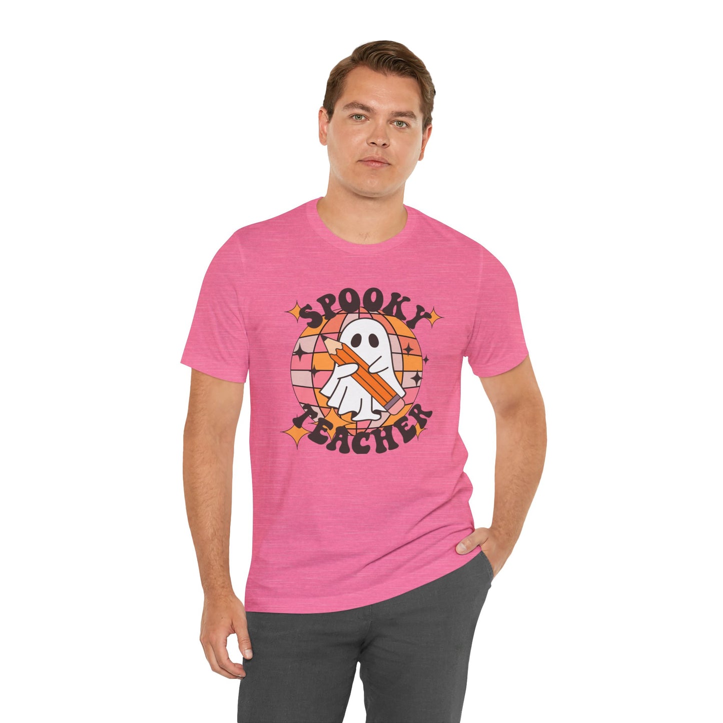 Unisex Halloween Tshirt -Spooky Teacher