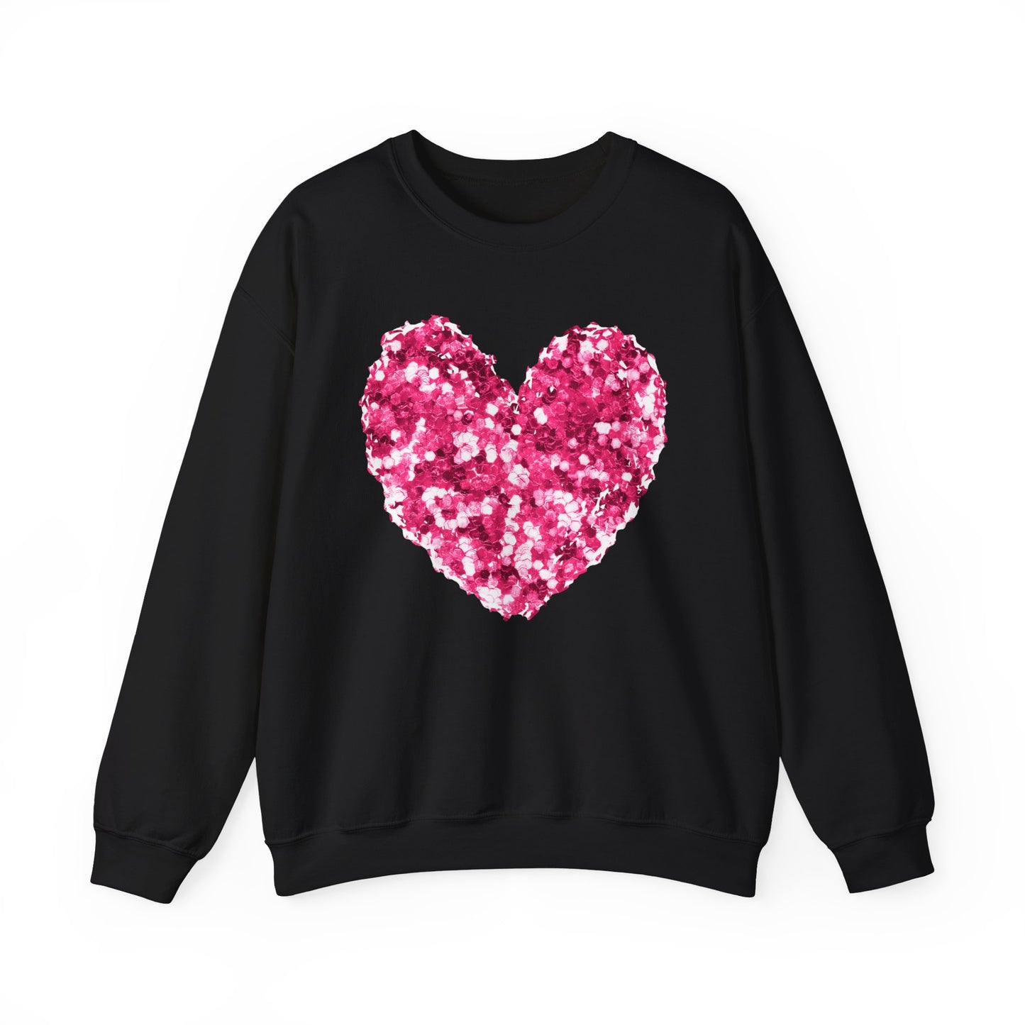 Pink Heart Unisex Heavy Blend™ Crewneck Sweatshirt