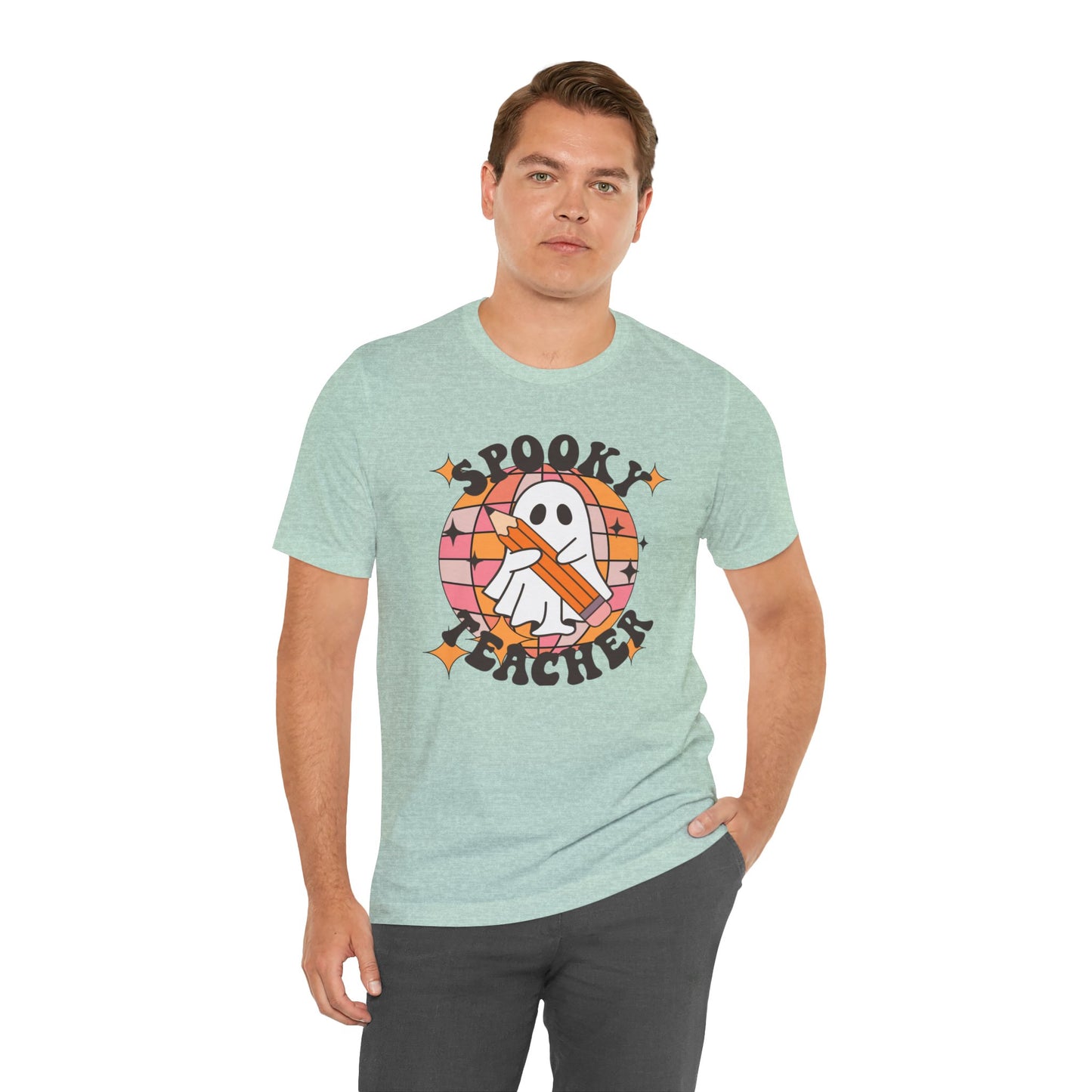 Unisex Halloween Tshirt -Spooky Teacher