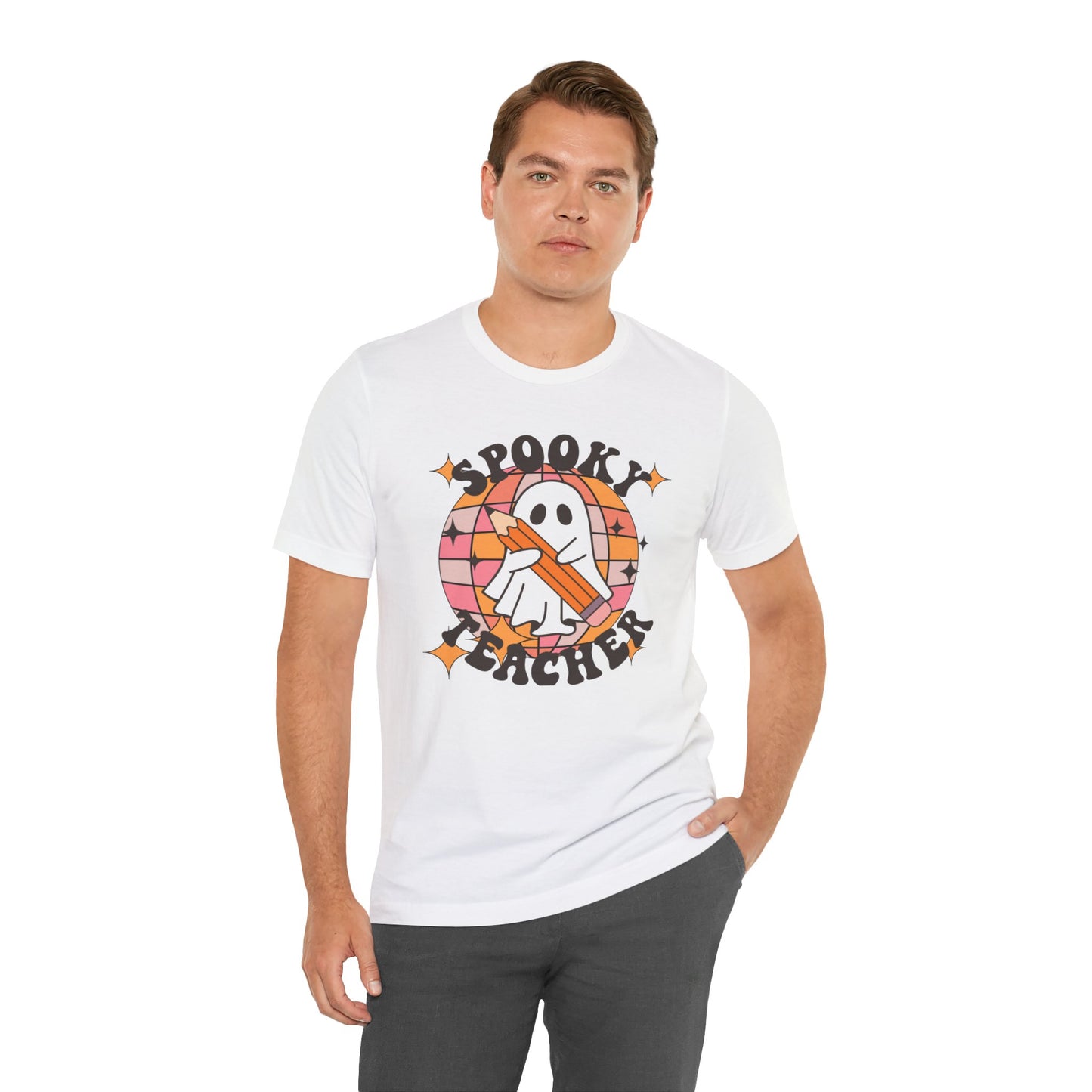 Unisex Halloween Tshirt -Spooky Teacher