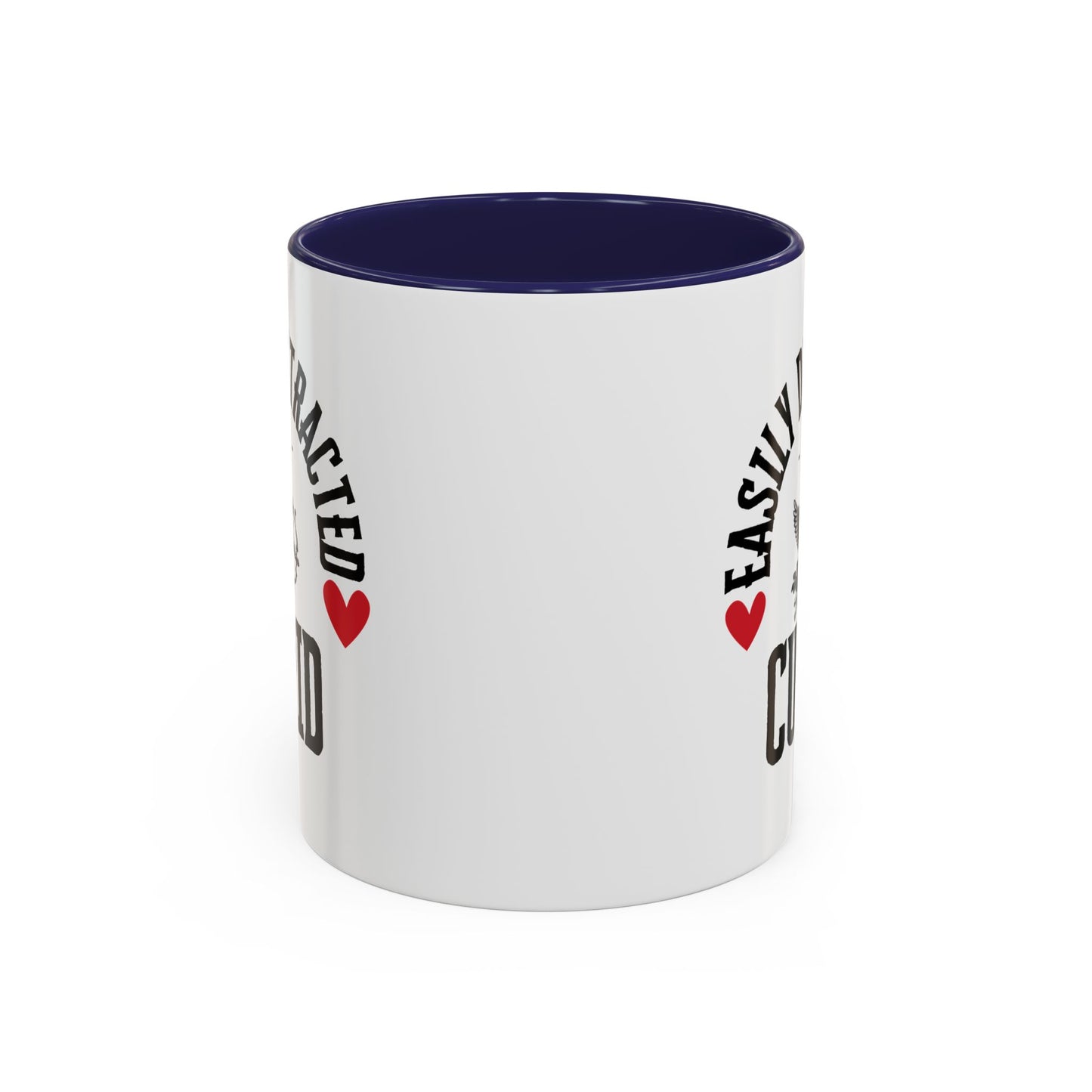 Easily Distracted Accent Coffee Mug (11, 15oz)