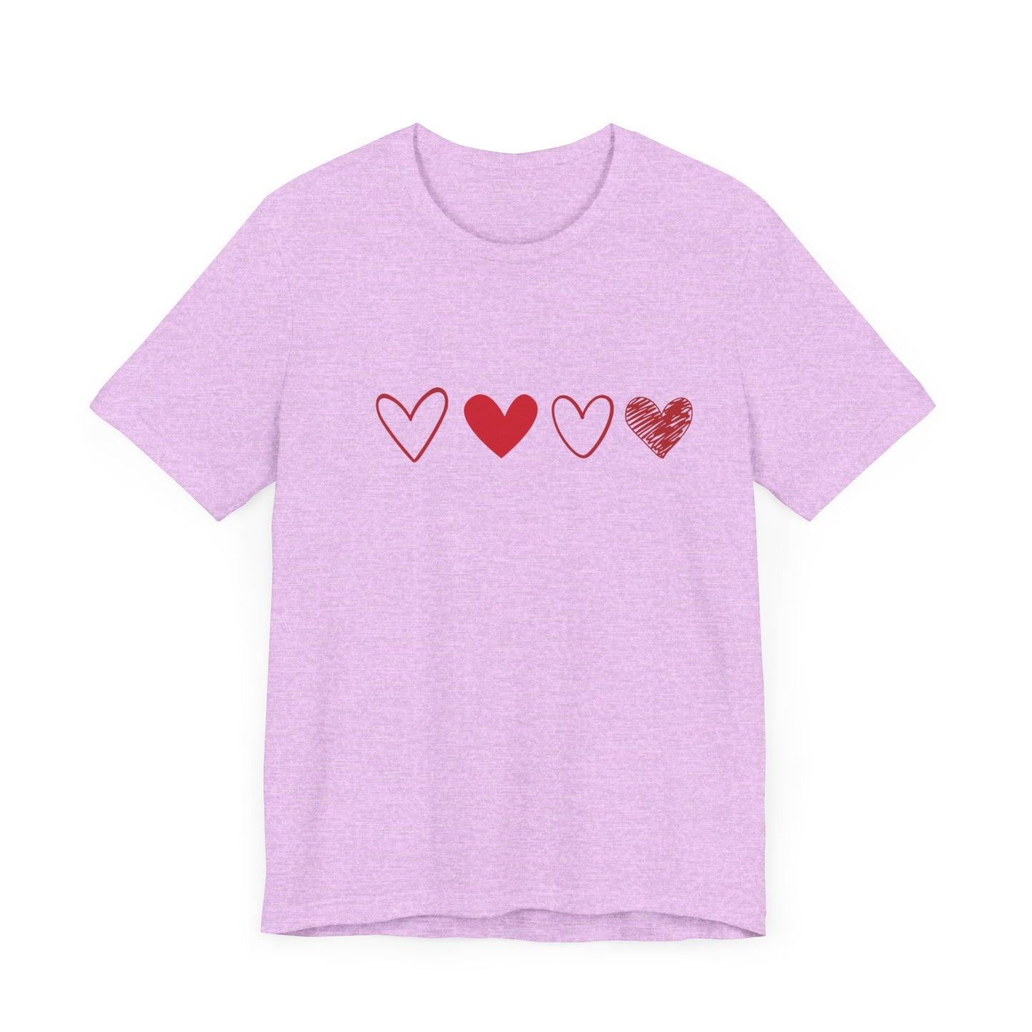4 Heart Unisex Jersey Short Sleeve Tee