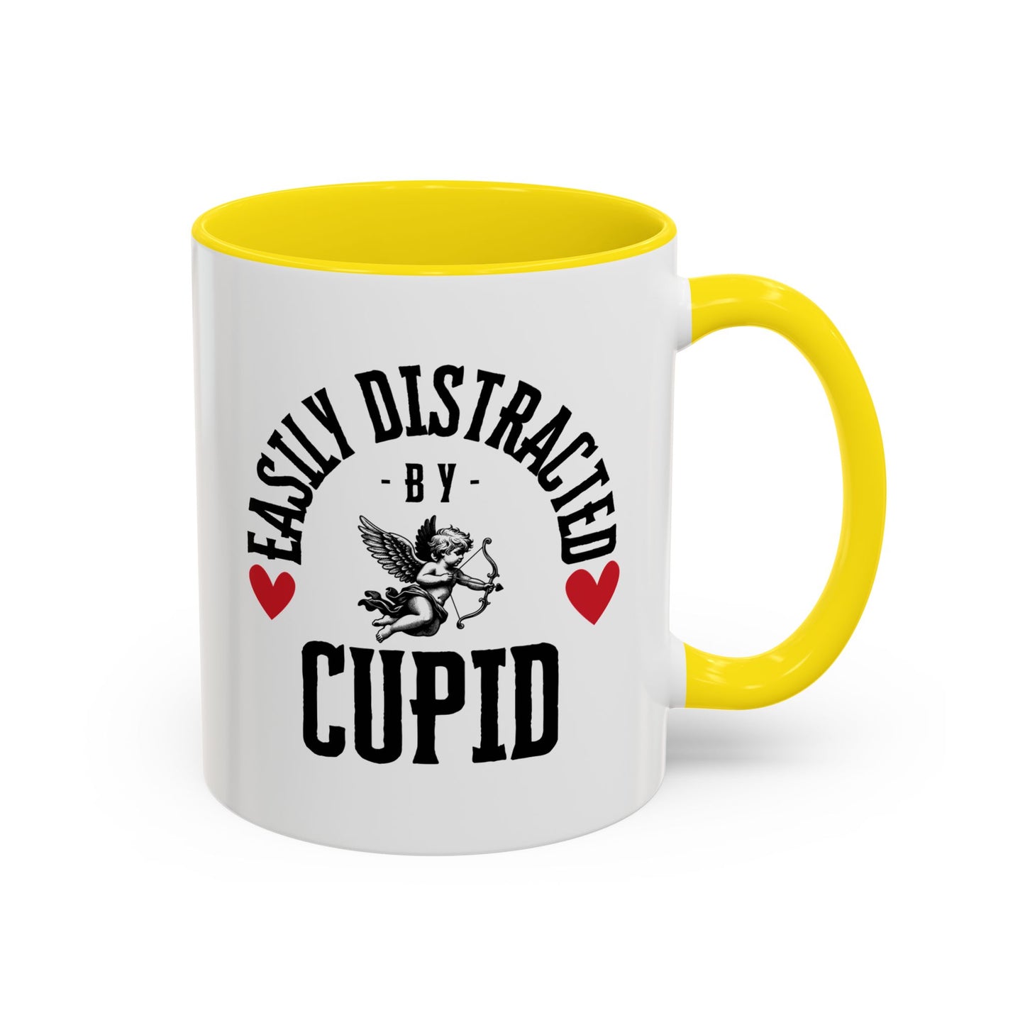 Easily Distracted Accent Coffee Mug (11, 15oz)