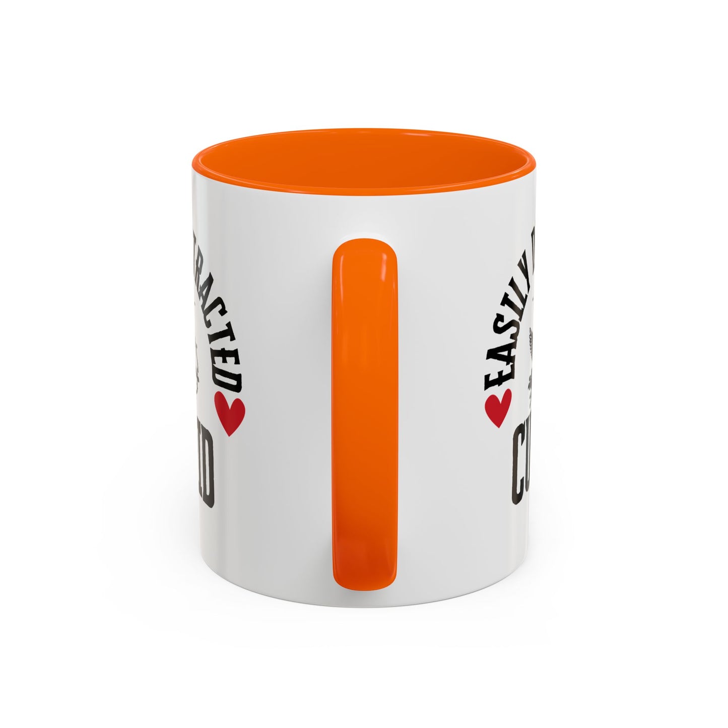Easily Distracted Accent Coffee Mug (11, 15oz)
