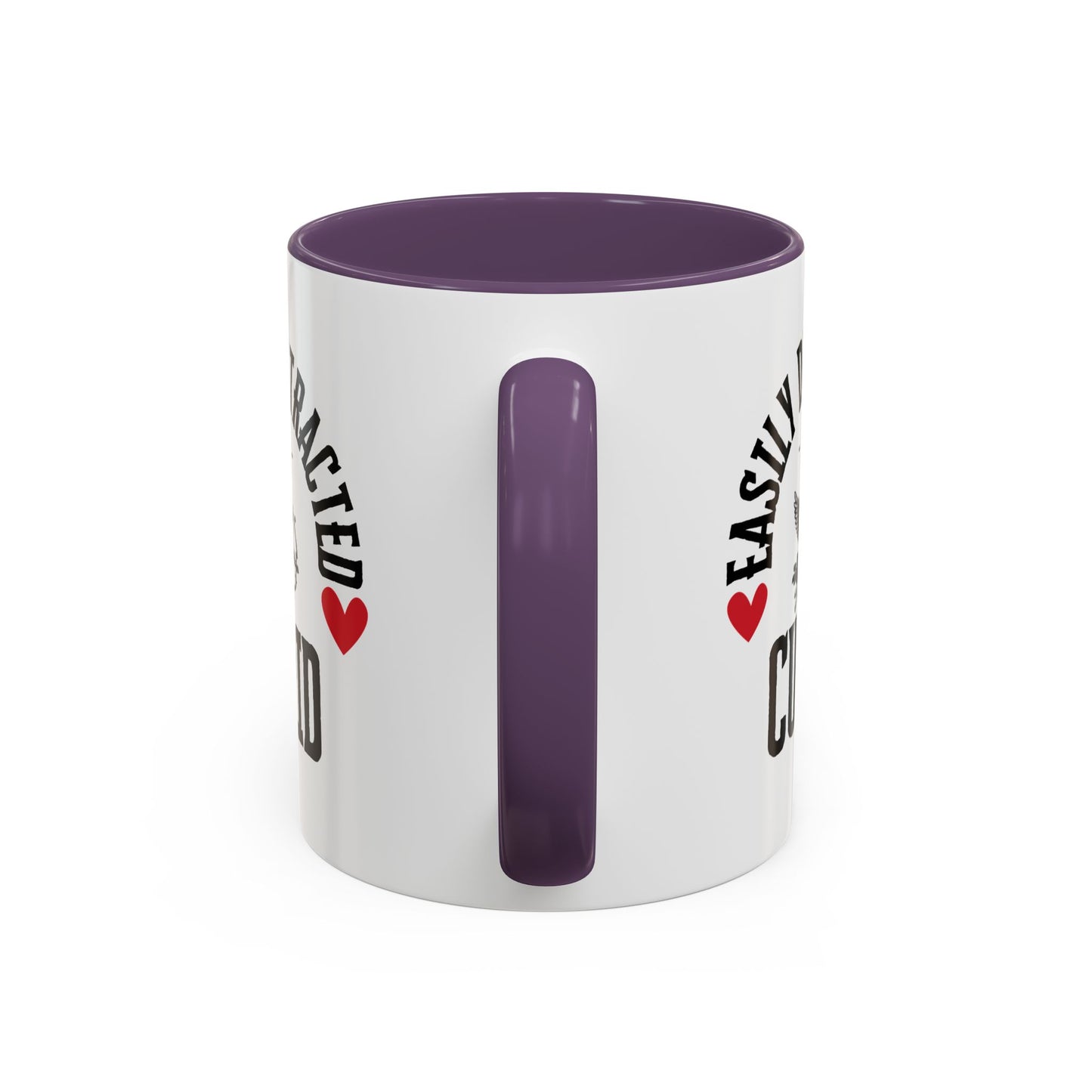 Easily Distracted Accent Coffee Mug (11, 15oz)