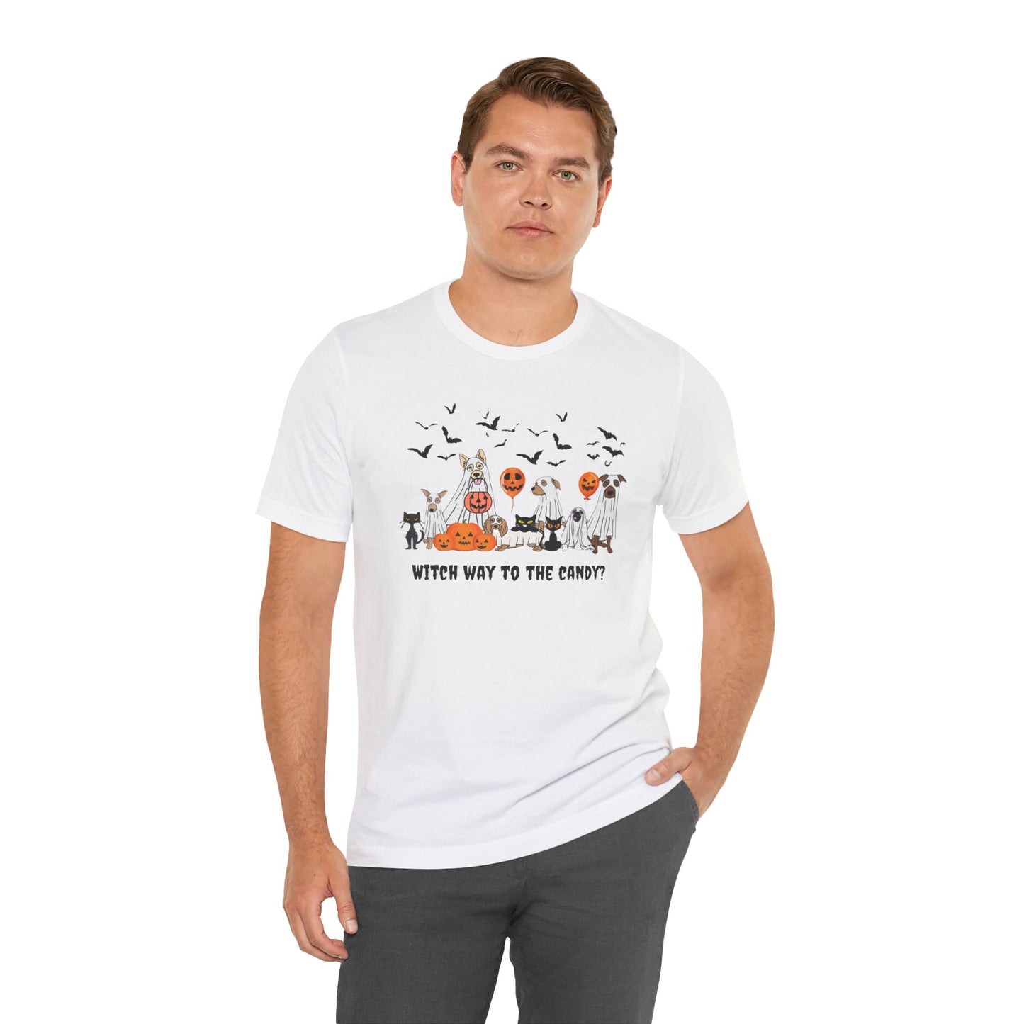Which Way to the Candy? Unisex Tshirt