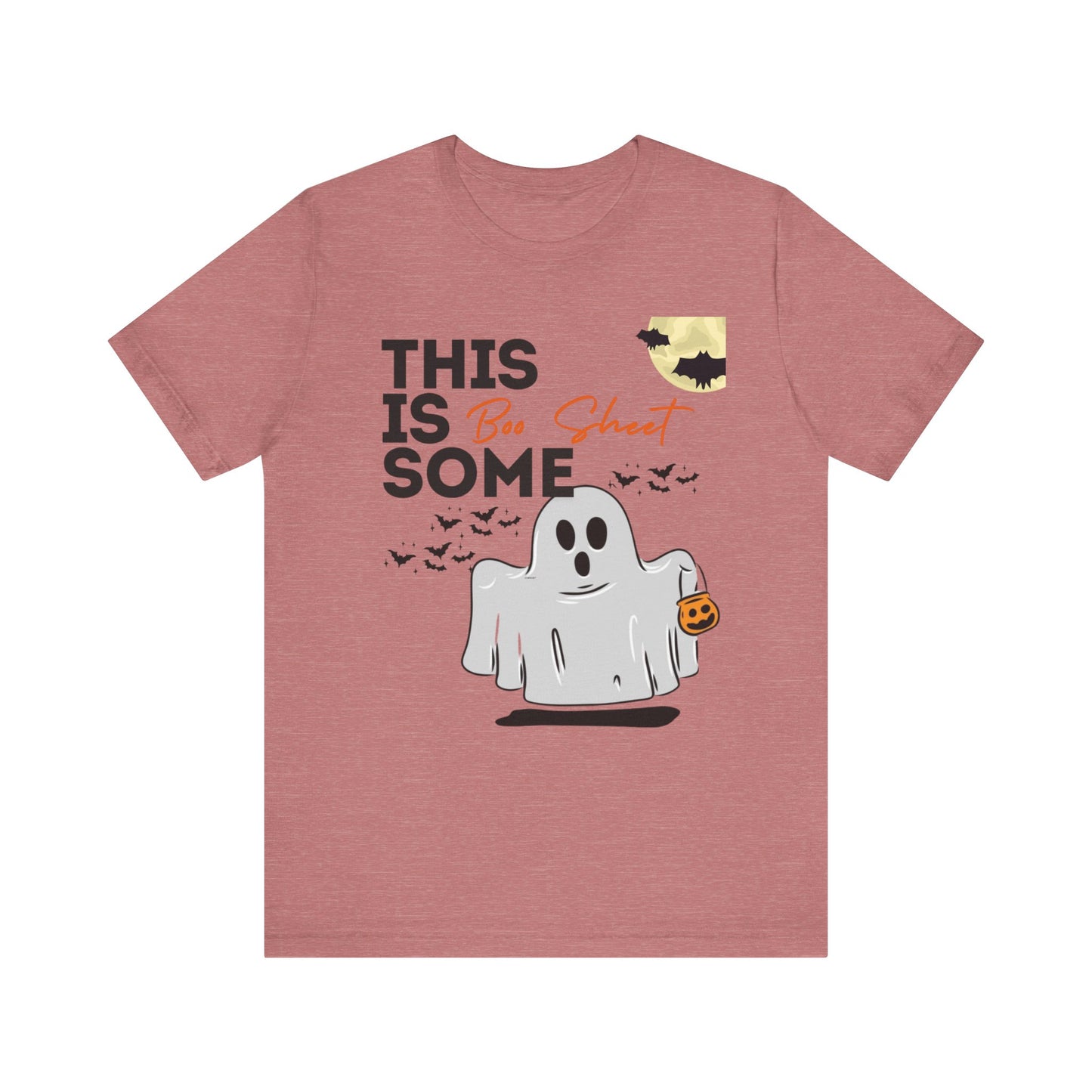Unisex Halloween Tshirt - This is Some Boo Sheet