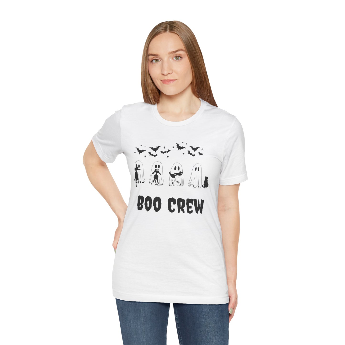Unisex Hallowern Tshirt -Boo Crew