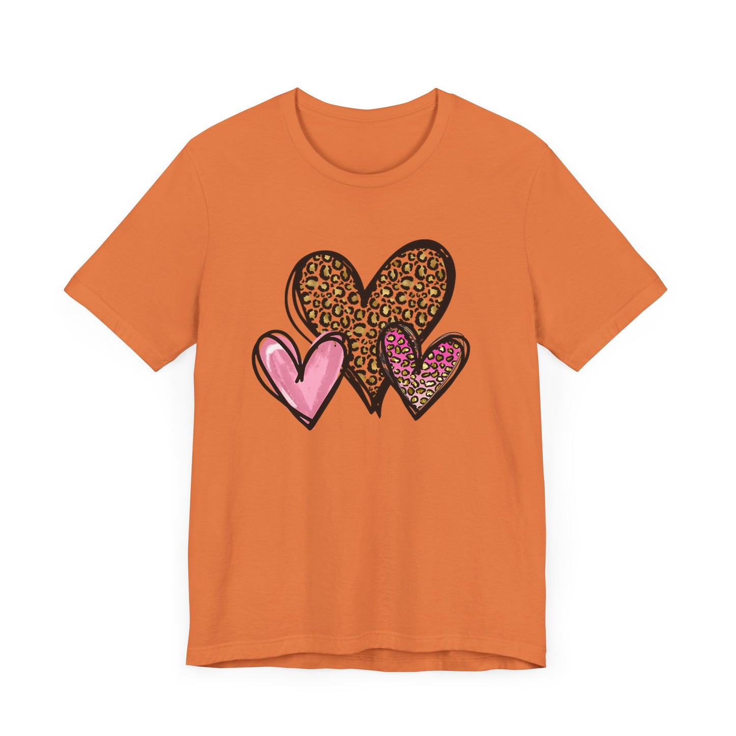 Three Heart Unisex Jersey Short Sleeve Tee