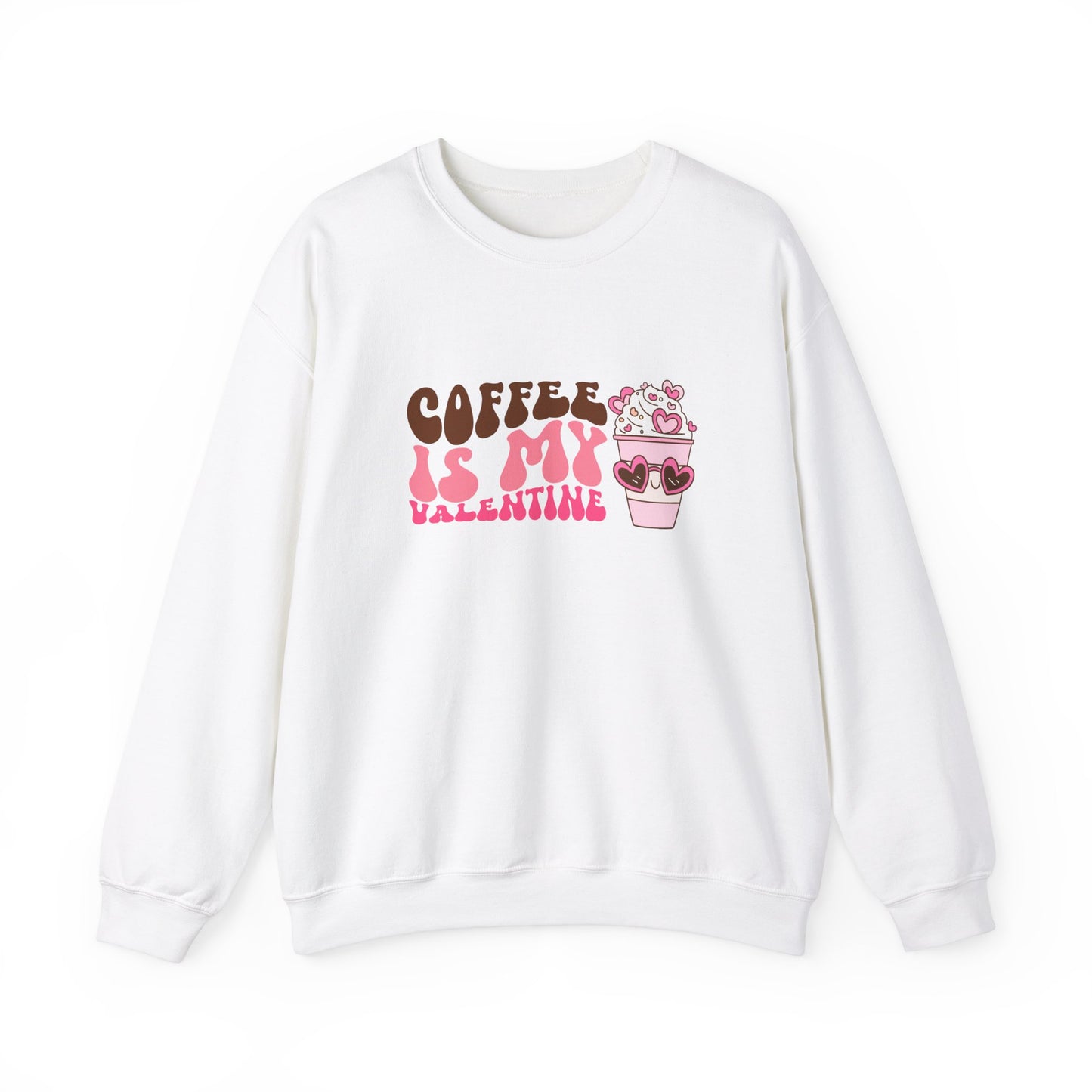 Coffee is My Valentine Unisex Heavy Blend™ Crewneck Sweatshirt