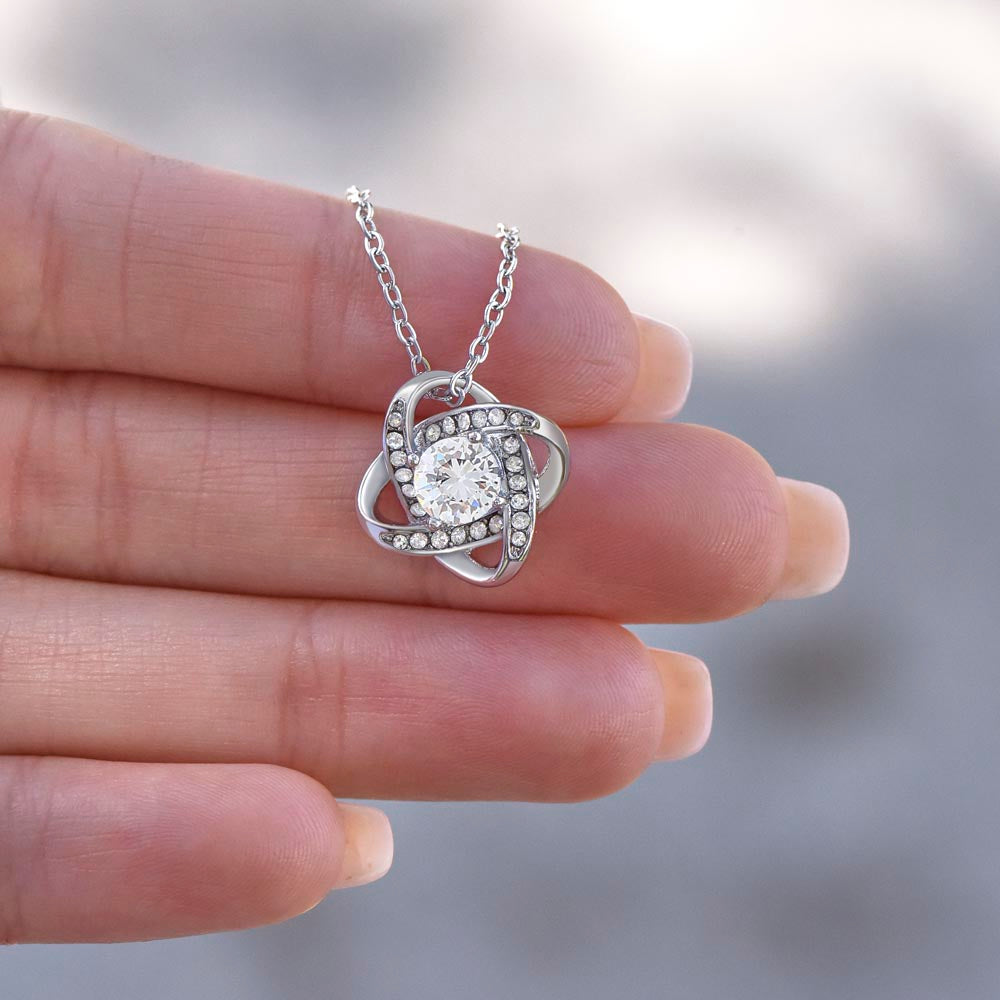 To My Daughter | Proud To Be Your Father(Love Knot Neclace)