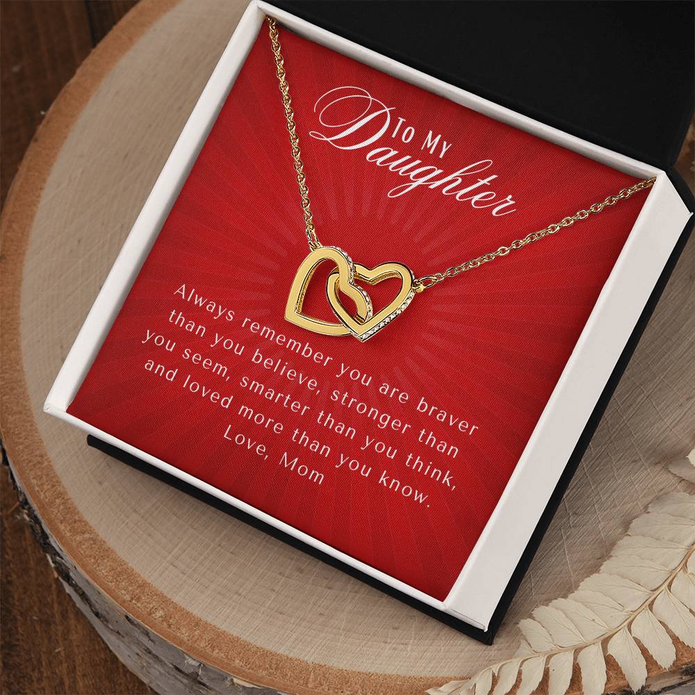 My Daughter | Interlocking Heart Necklace