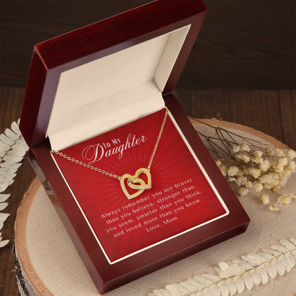 My Daughter | Interlocking Heart Necklace