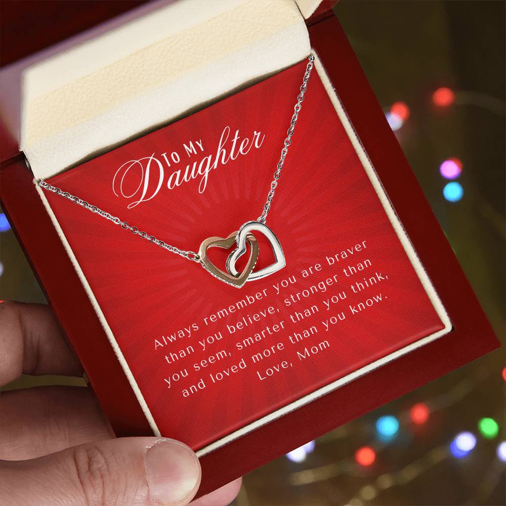 My Daughter | Interlocking Heart Necklace