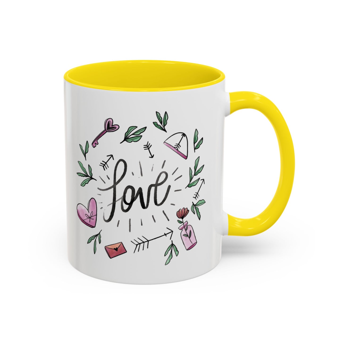 Love Accent Coffee Mug (11, 15oz)