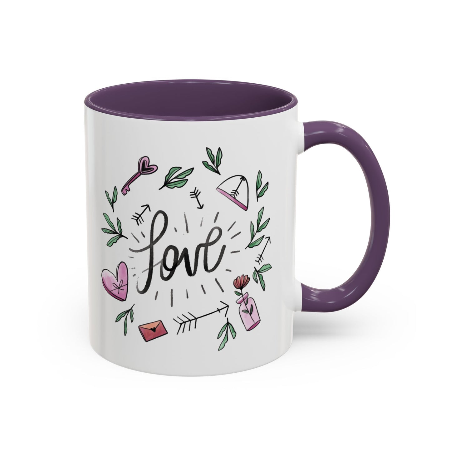 Love Accent Coffee Mug (11, 15oz)