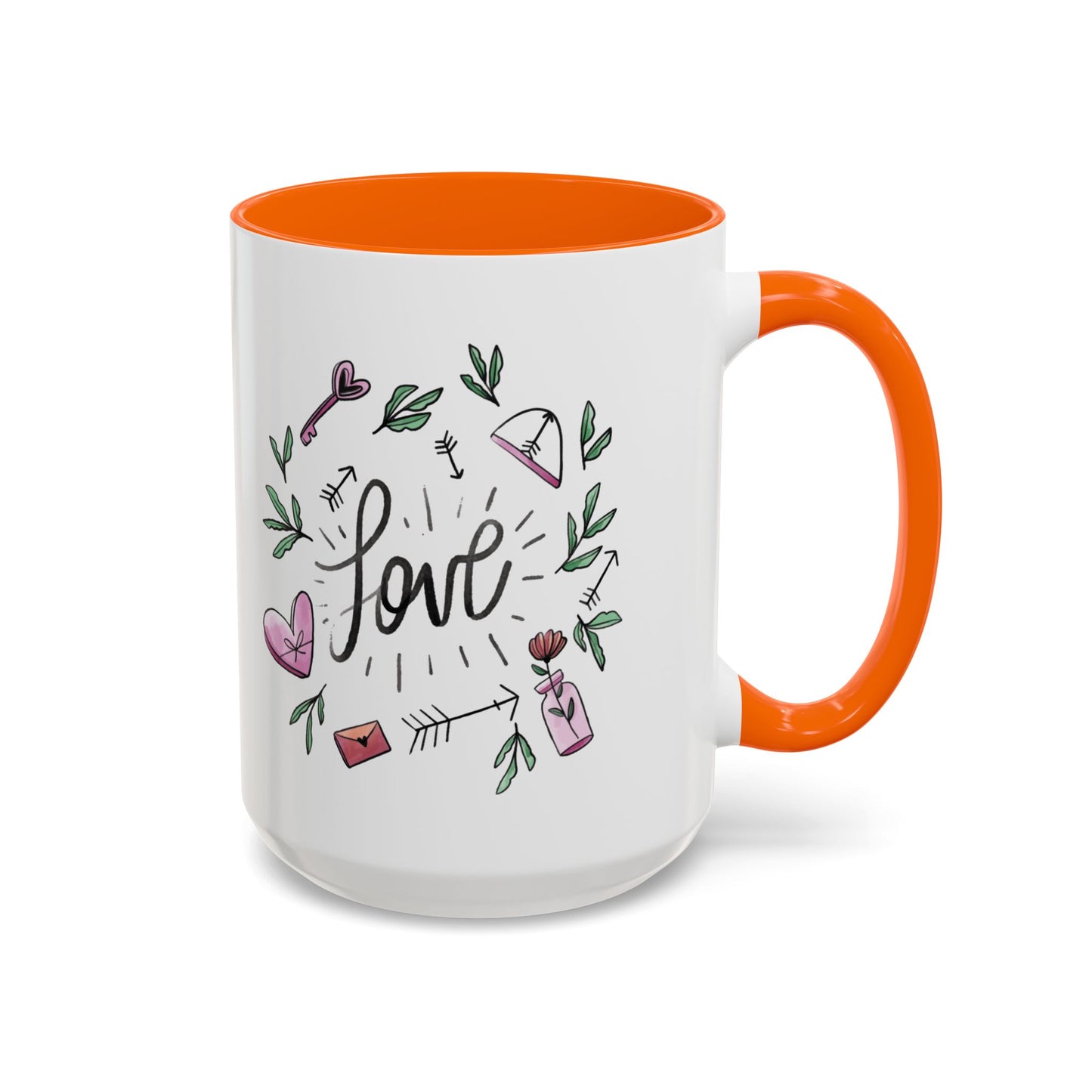 Love Accent Coffee Mug (11, 15oz)