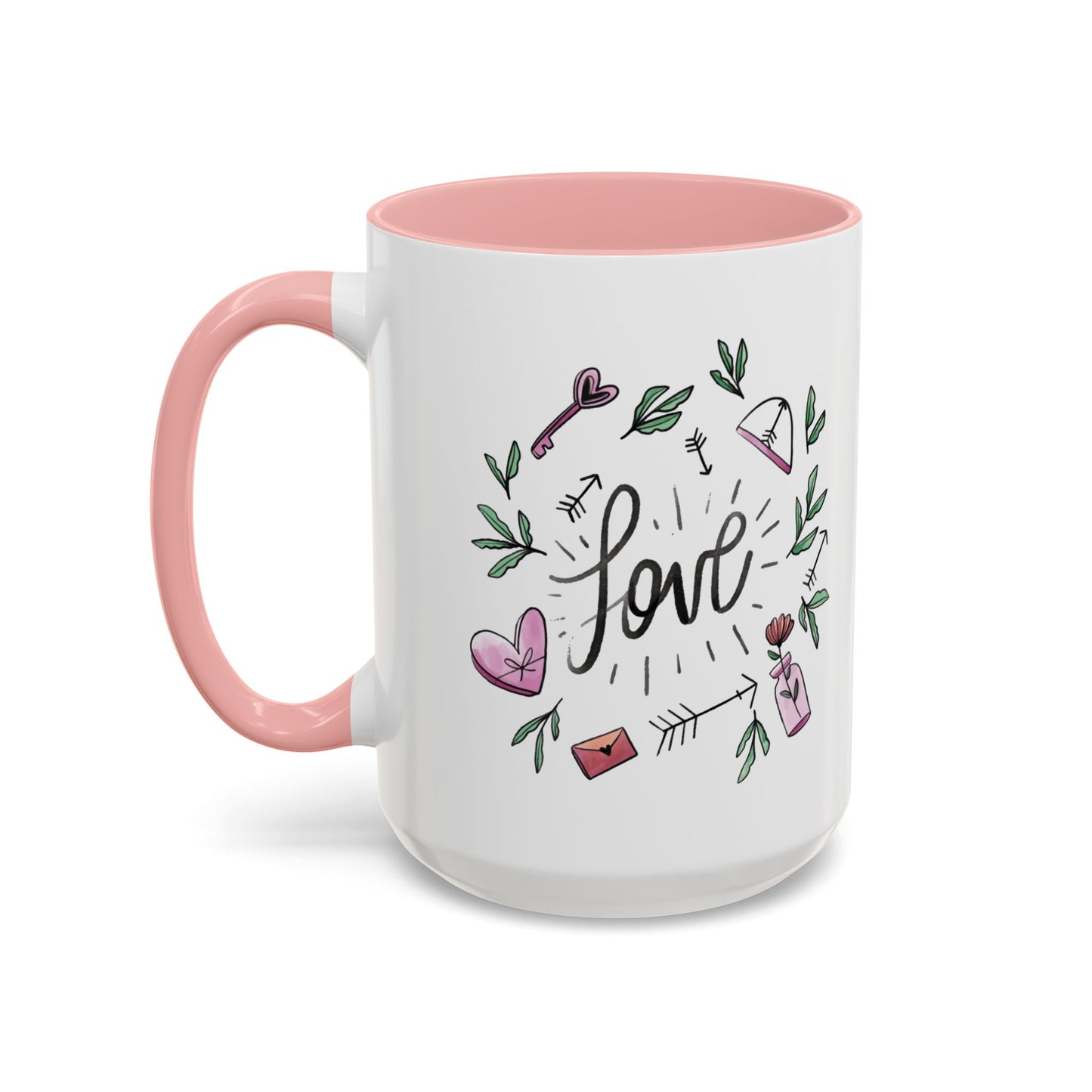 Love Accent Coffee Mug (11, 15oz)