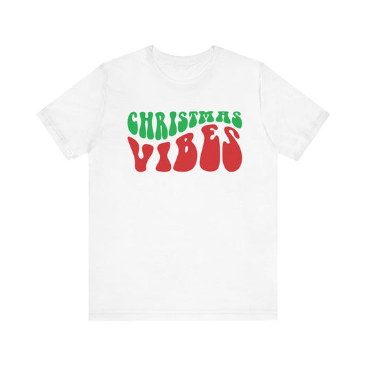 Christmas Vibes Unisex Jersey Short Sleeve Tee