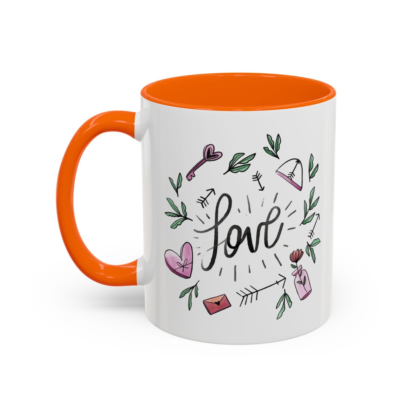 Love Accent Coffee Mug (11, 15oz)