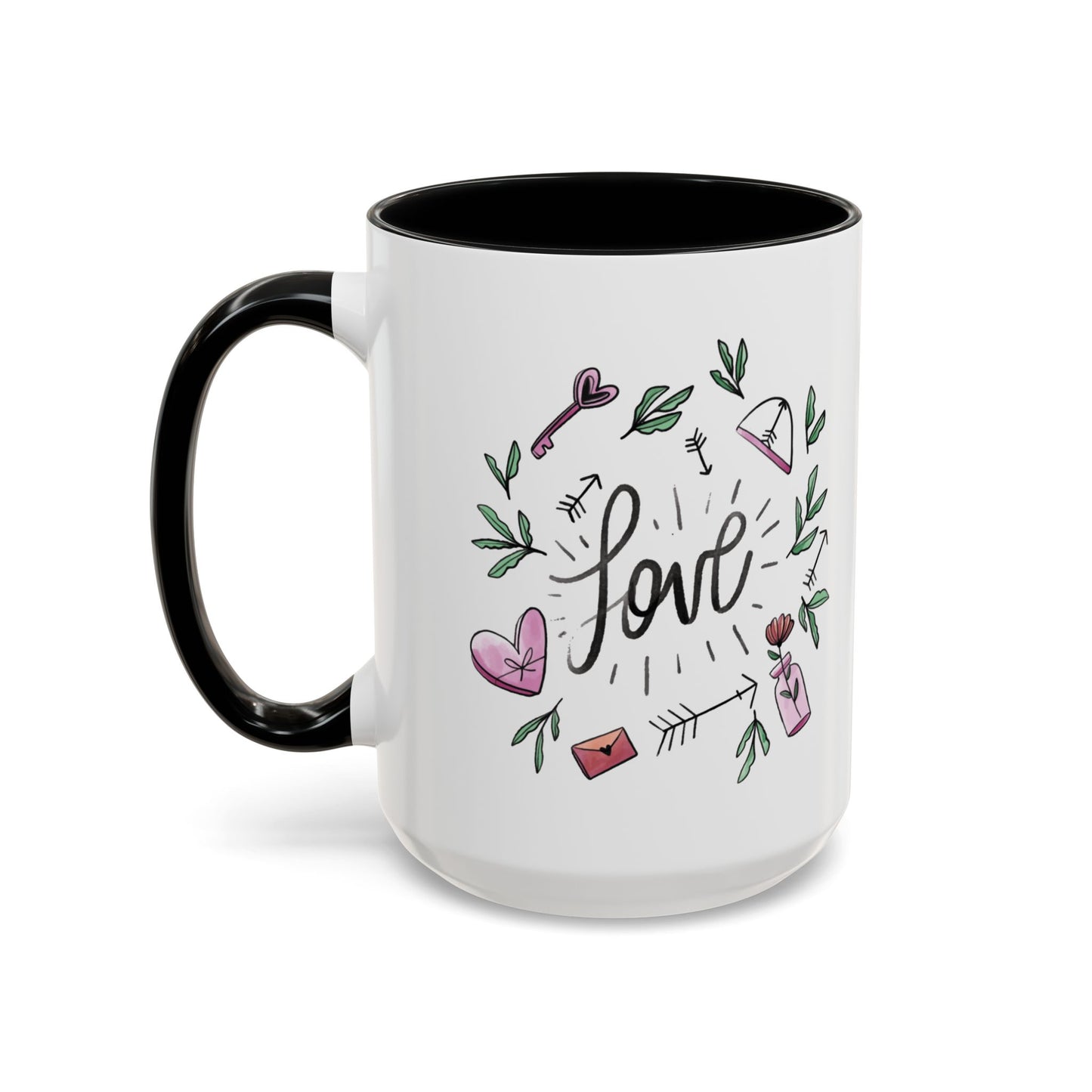 Love Accent Coffee Mug (11, 15oz)
