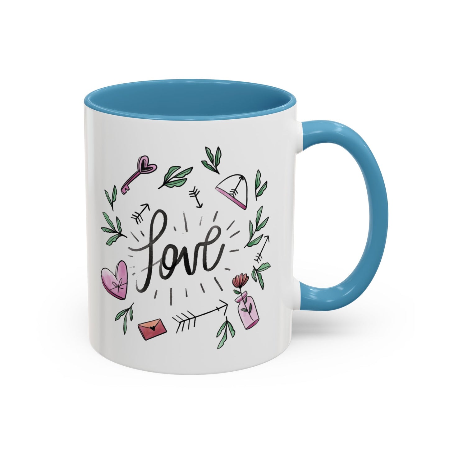 Love Accent Coffee Mug (11, 15oz)