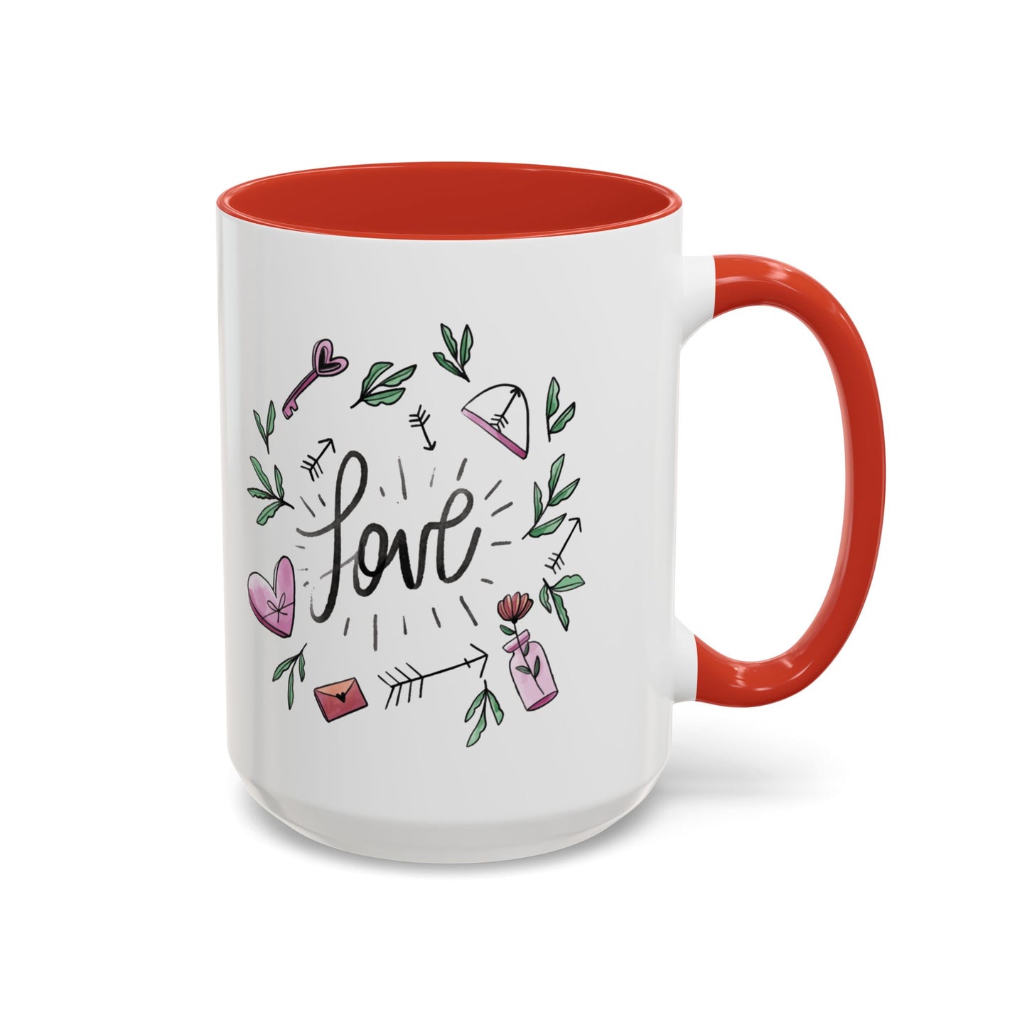 Love Accent Coffee Mug (11, 15oz)