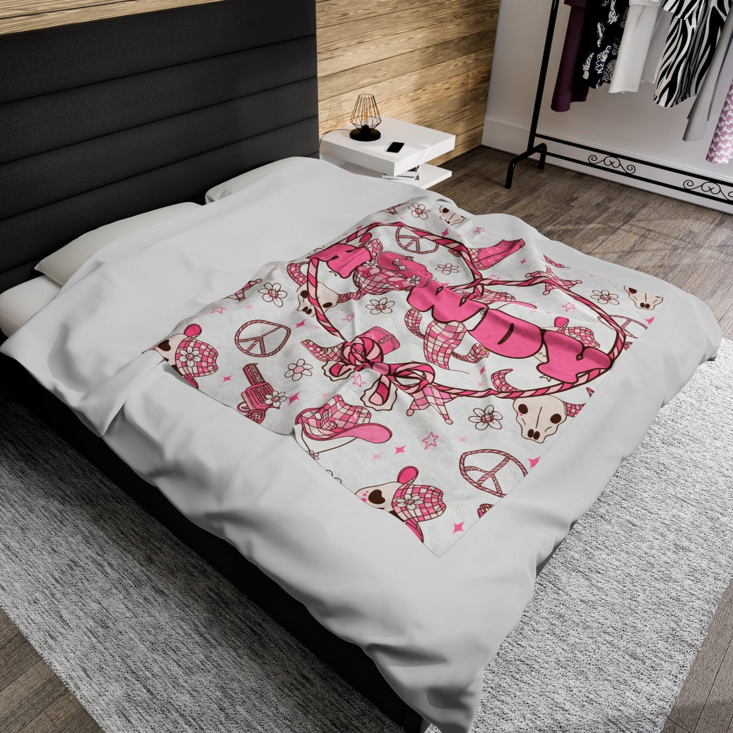 Custom Velveteen Plush Blanket
