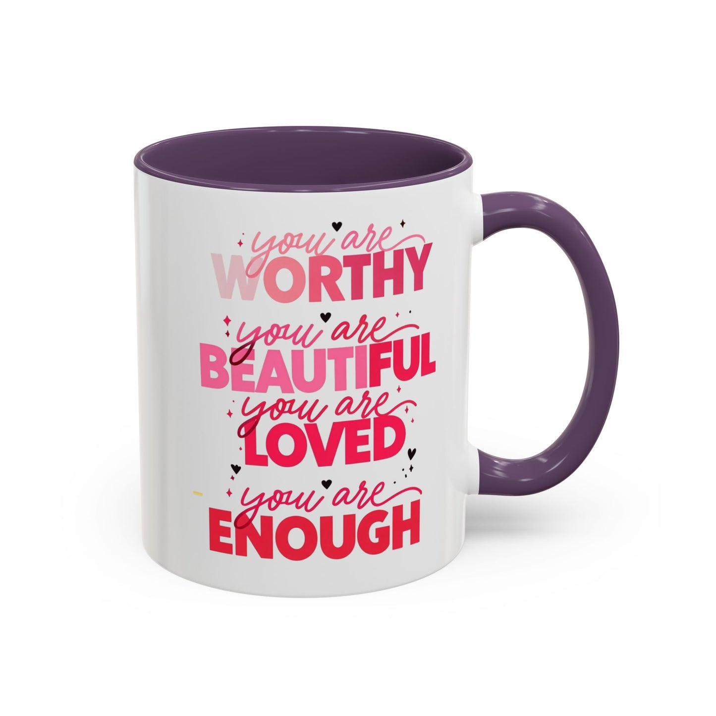 You are Worthy Accent Coffee Mug (11, 15oz)
