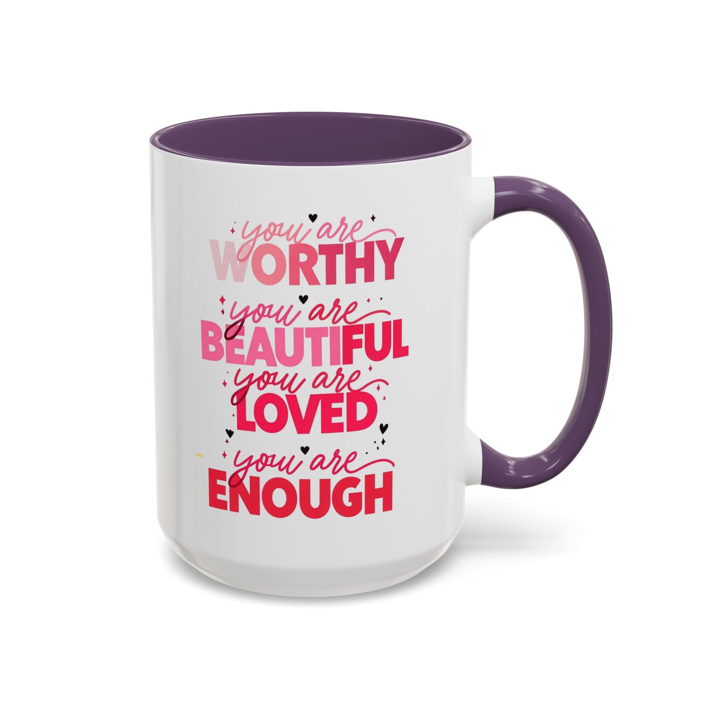 You are Worthy Accent Coffee Mug (11, 15oz)