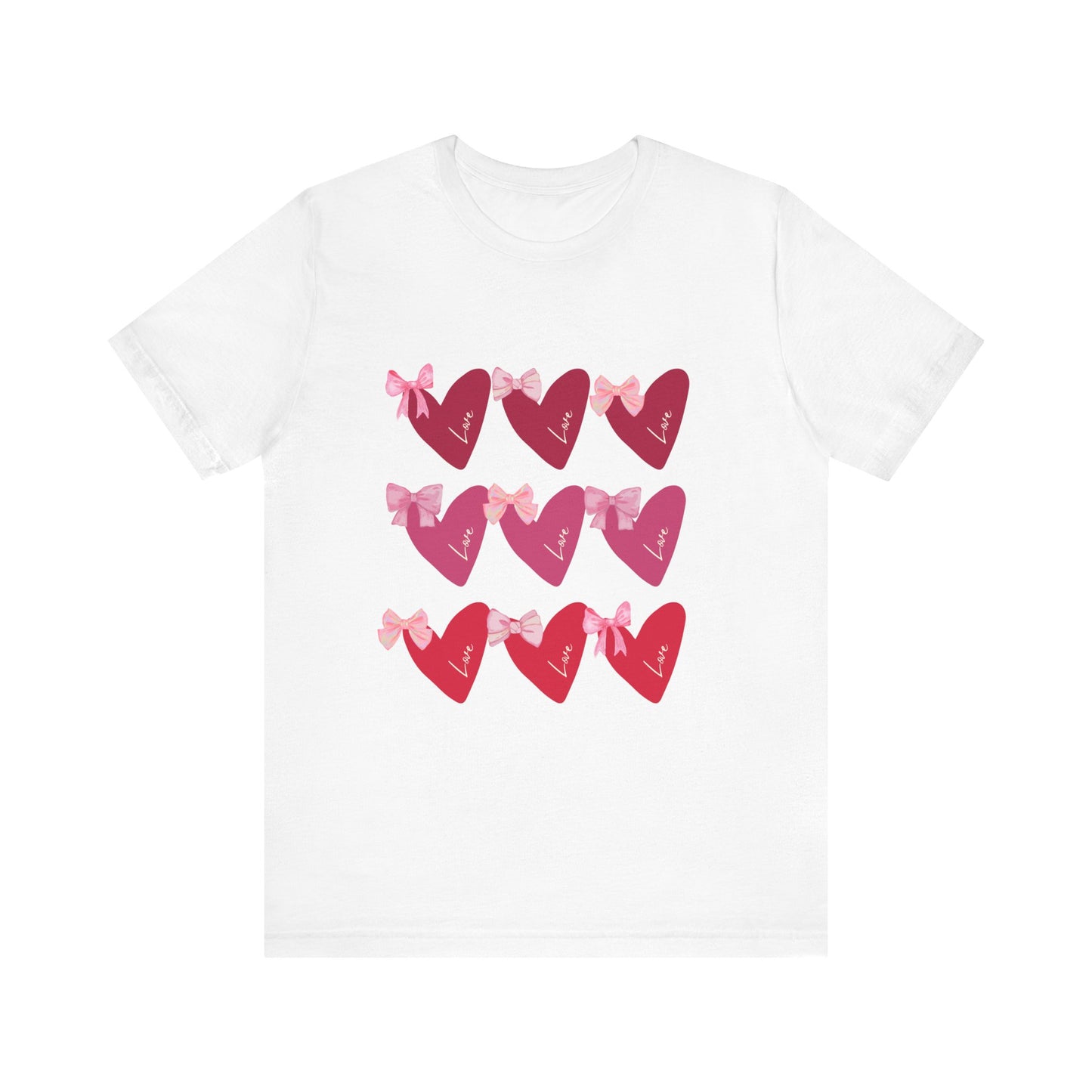 Unisex Jersey Short Sleeve Tee Heart Coquette
