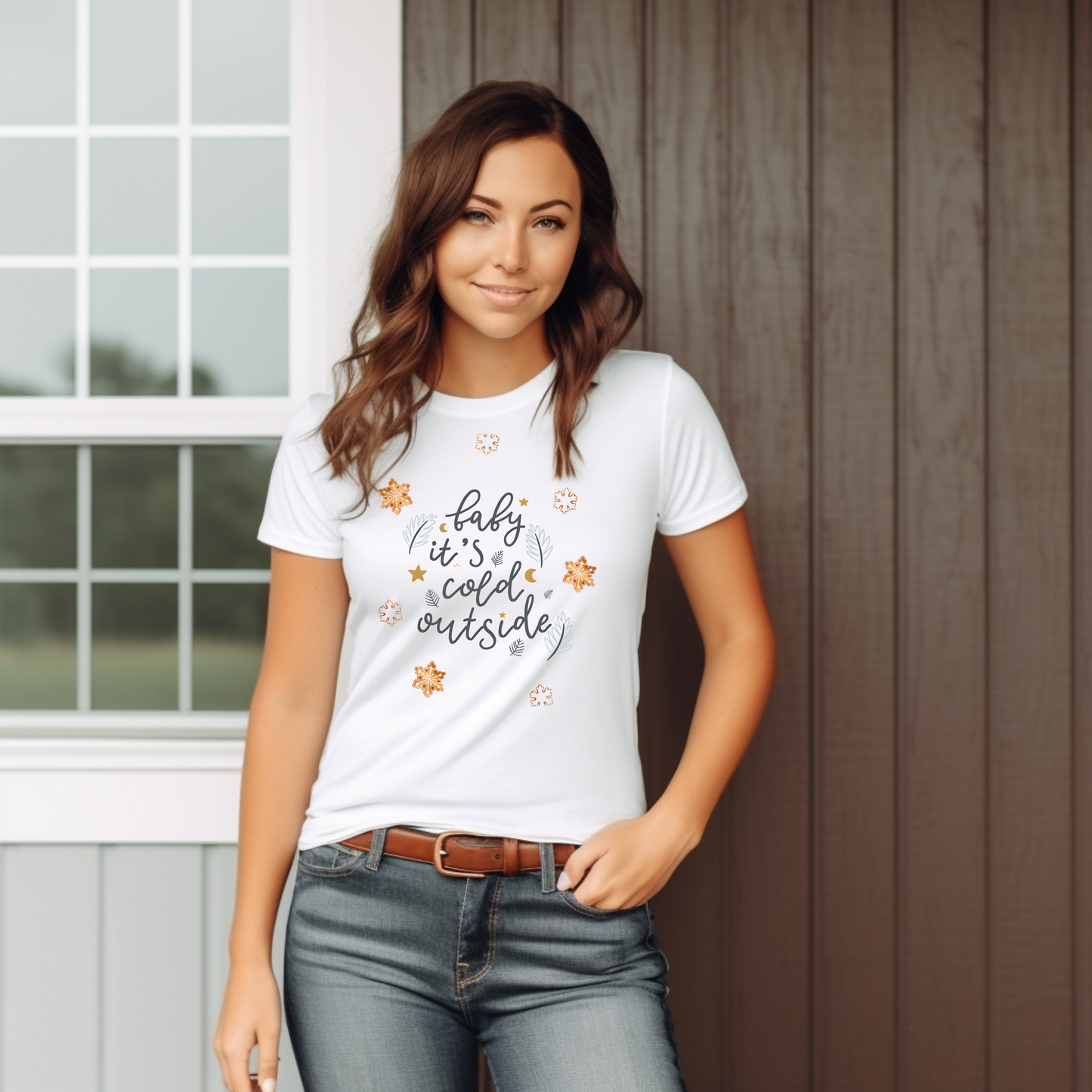 T-Shirt - Baby it’s cold outside unisex tee