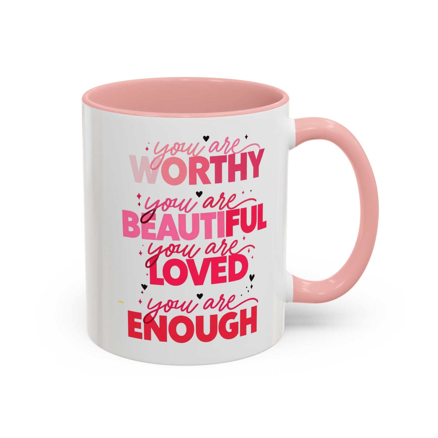 You are Worthy Accent Coffee Mug (11, 15oz)