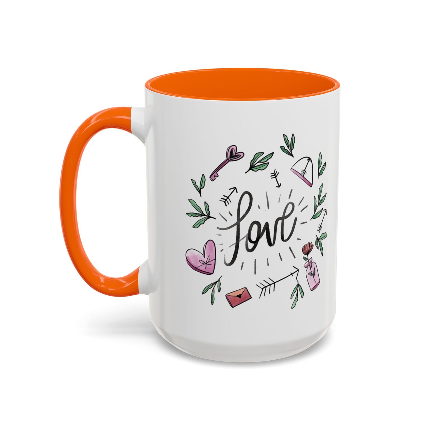 Love Accent Coffee Mug (11, 15oz)