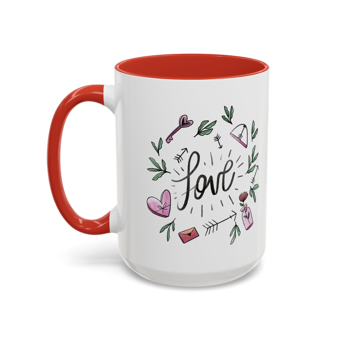 Love Accent Coffee Mug (11, 15oz)