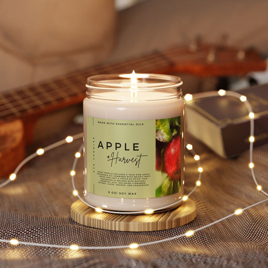 Apple Harvest Scented Soy Candle, 9oz