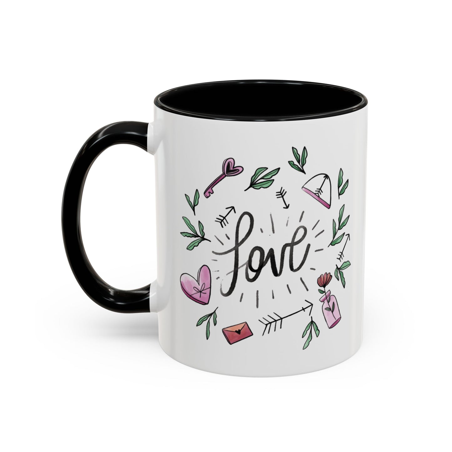 Love Accent Coffee Mug (11, 15oz)