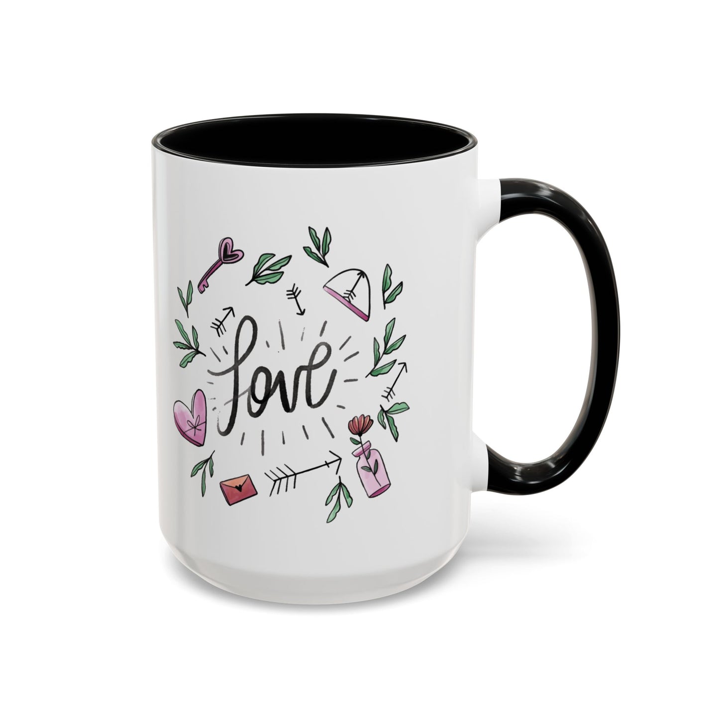 Love Accent Coffee Mug (11, 15oz)