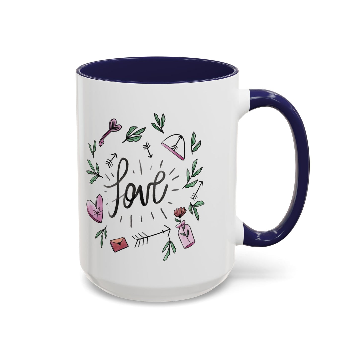 Love Accent Coffee Mug (11, 15oz)