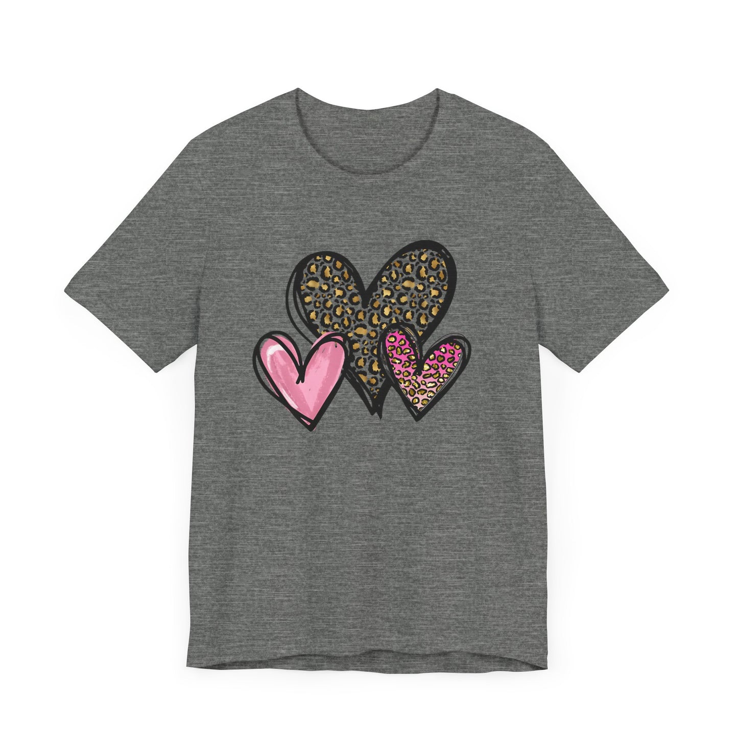 Three Heart Unisex Jersey Short Sleeve Tee