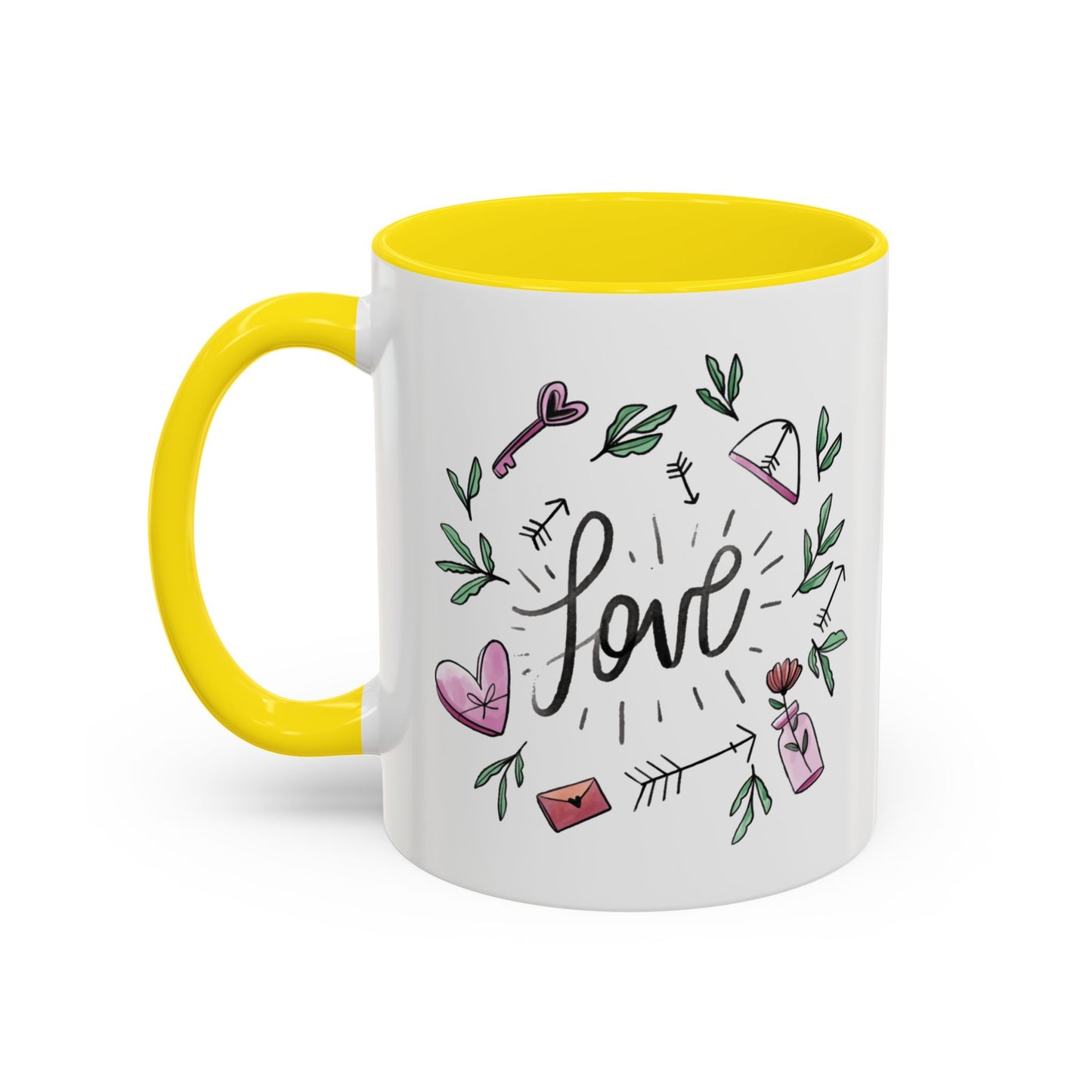 Love Accent Coffee Mug (11, 15oz)