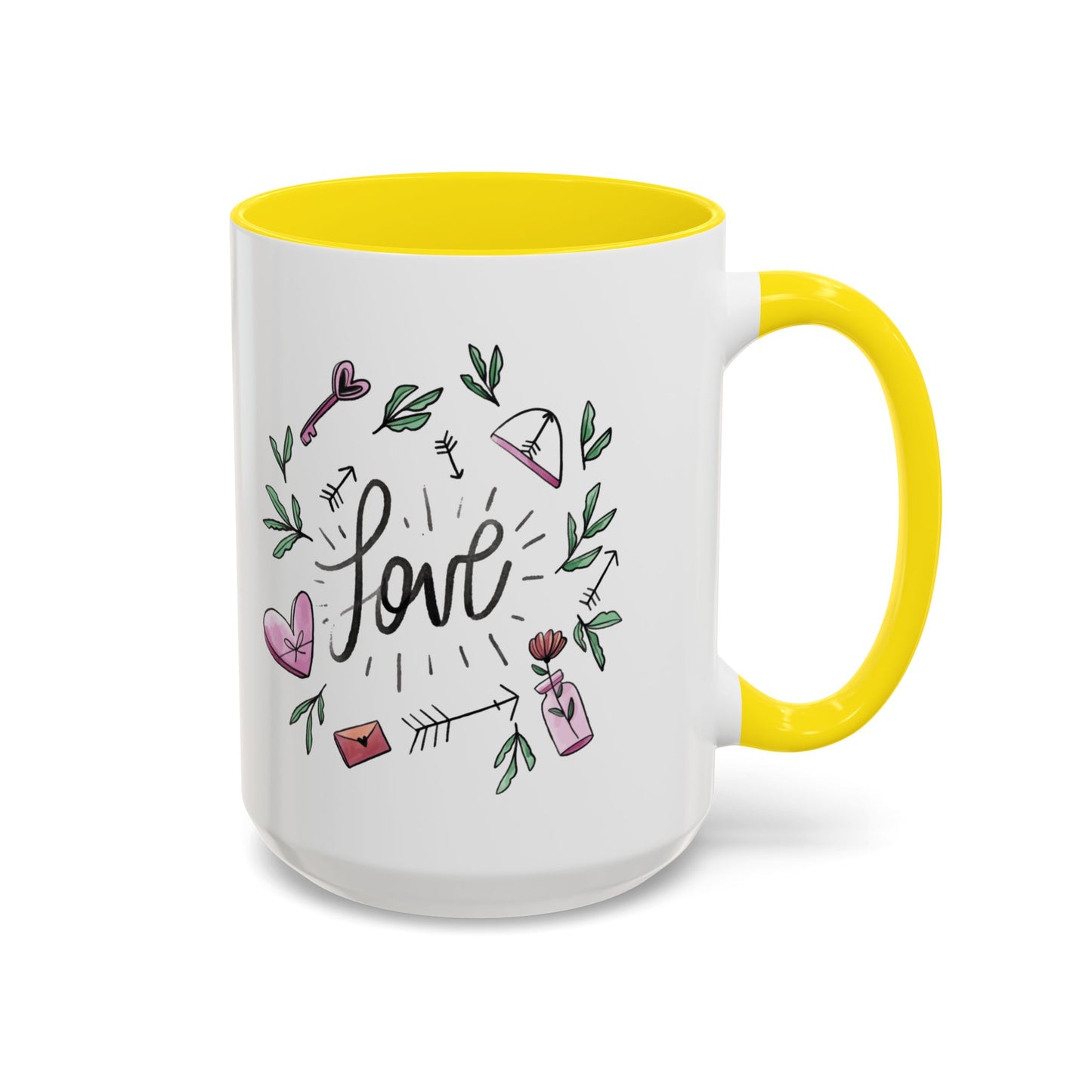 Love Accent Coffee Mug (11, 15oz)