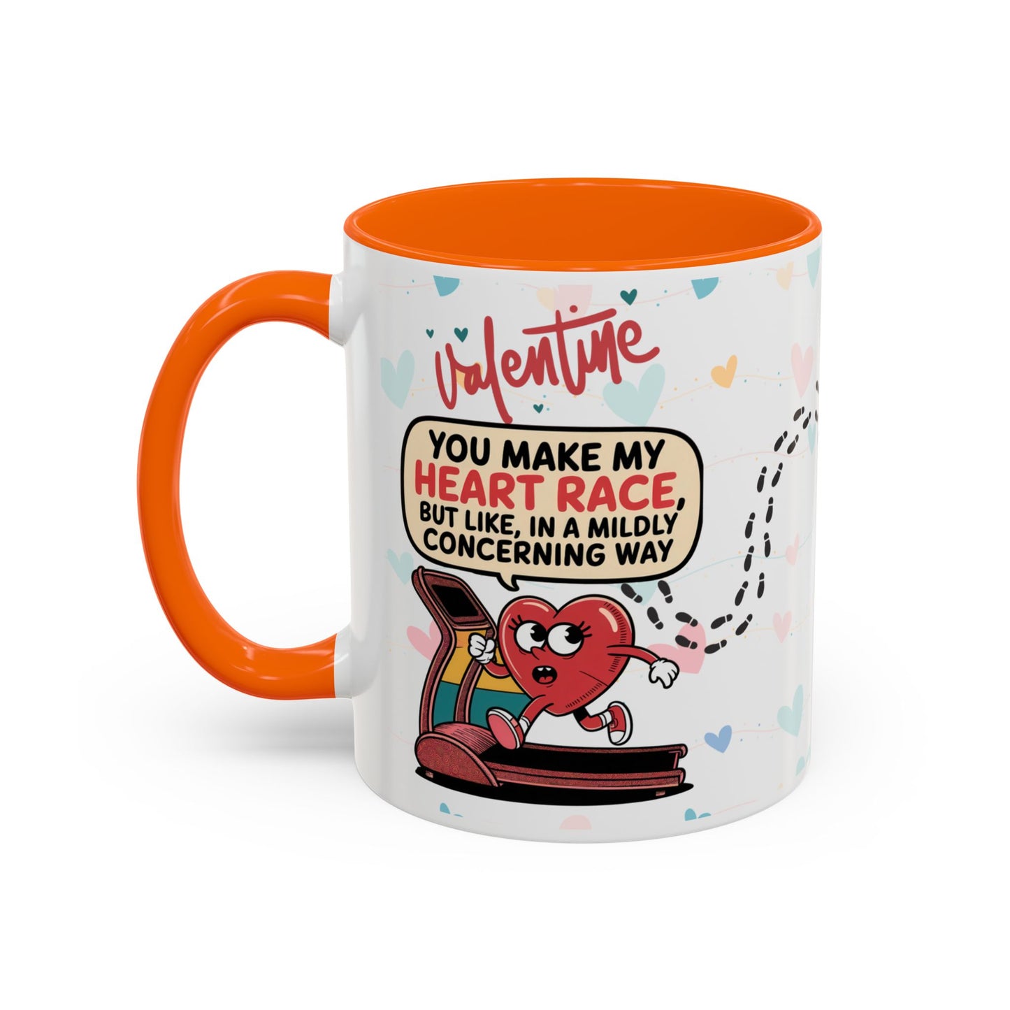 Heart Race Coffee Mug