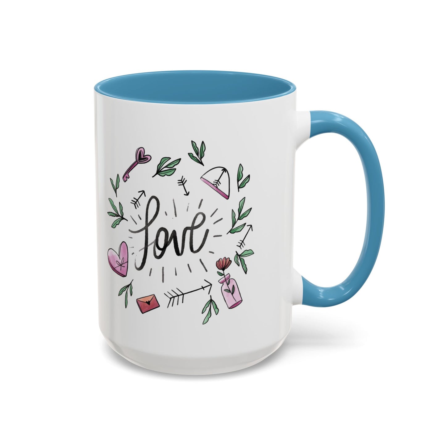 Love Accent Coffee Mug (11, 15oz)