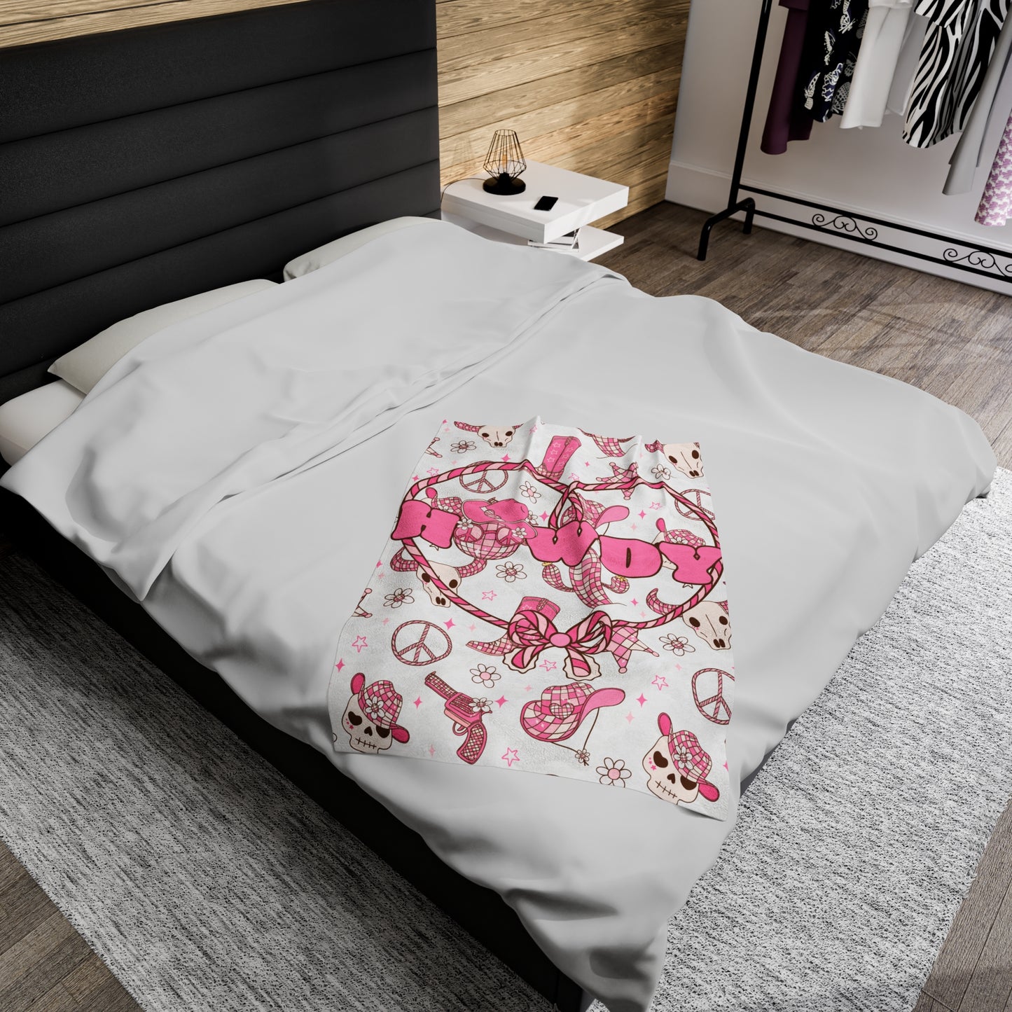 Custom Velveteen Plush Blanket