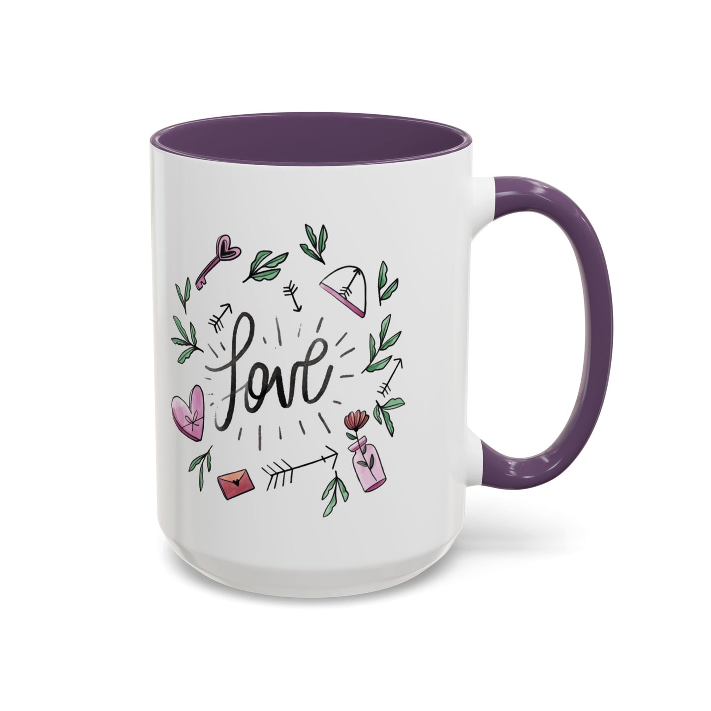 Love Accent Coffee Mug (11, 15oz)