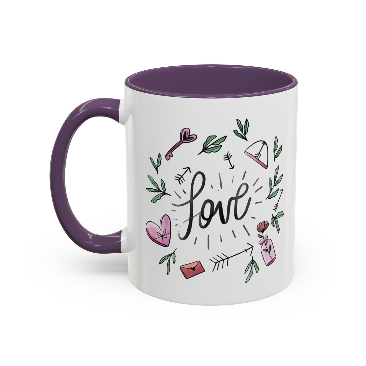 Love Accent Coffee Mug (11, 15oz)
